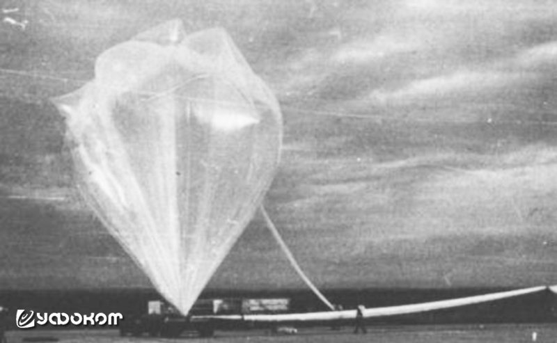 Подготовка к запуску воздушного шара «WS-119L».
