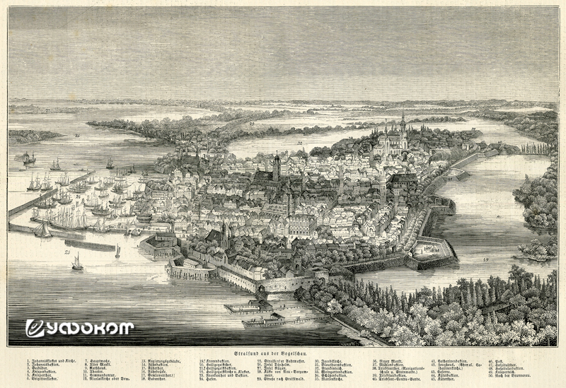 Штральзунд, 1851 год.