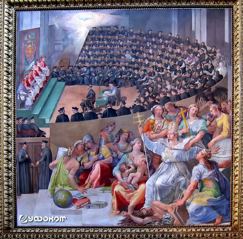 Рис. 14. «Городской совет Тренто». Паскуале Кати, 1588 год.