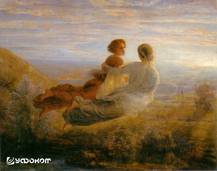 Полет души. Луи Жанмо, 1860 г.